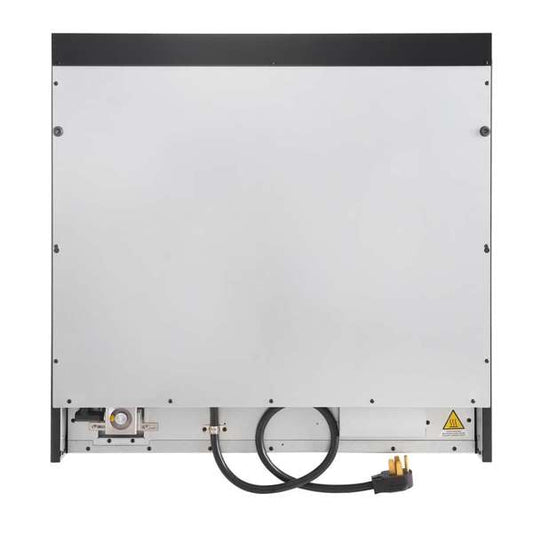 Antico 36" Black Dual Fuel Range