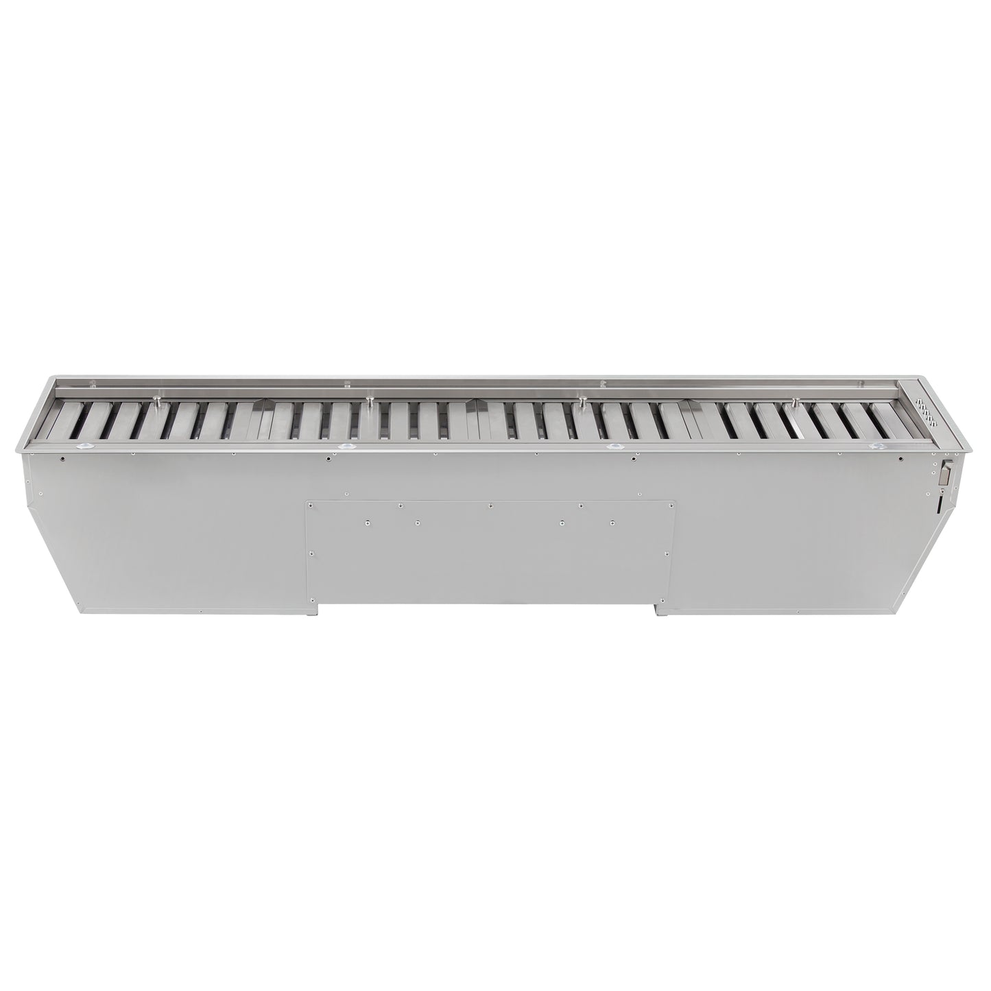 Forno Frassanito 60-Inch Recessed Range Hood, Stainless Steel Baffle Filters, LED Lighting