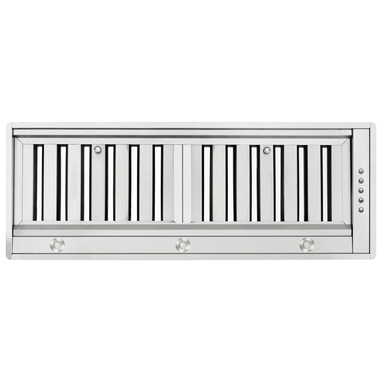 Forno Frassanito 30-Inch Insert Range Hood, 450 CFM, Stainless Steel Baffle Filters, LED Lighting